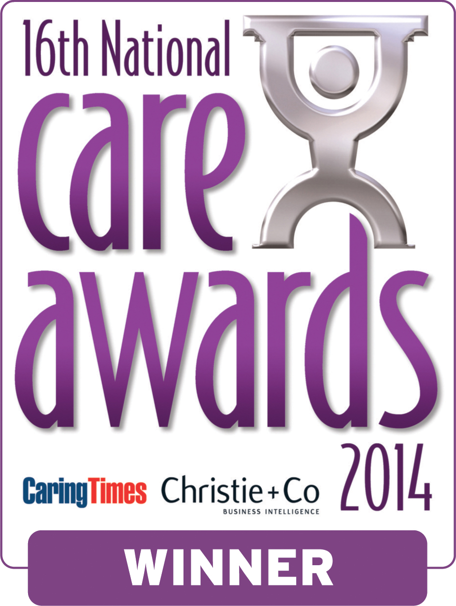 Care Awards 2014 winner