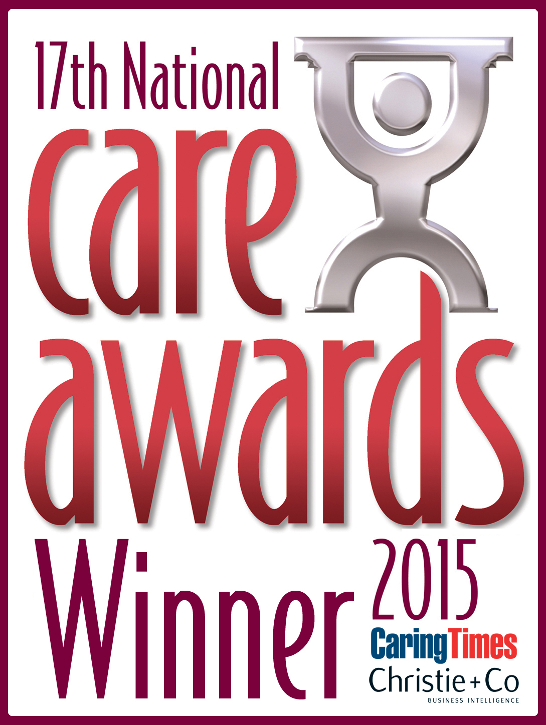 Care Awards 2015 winner