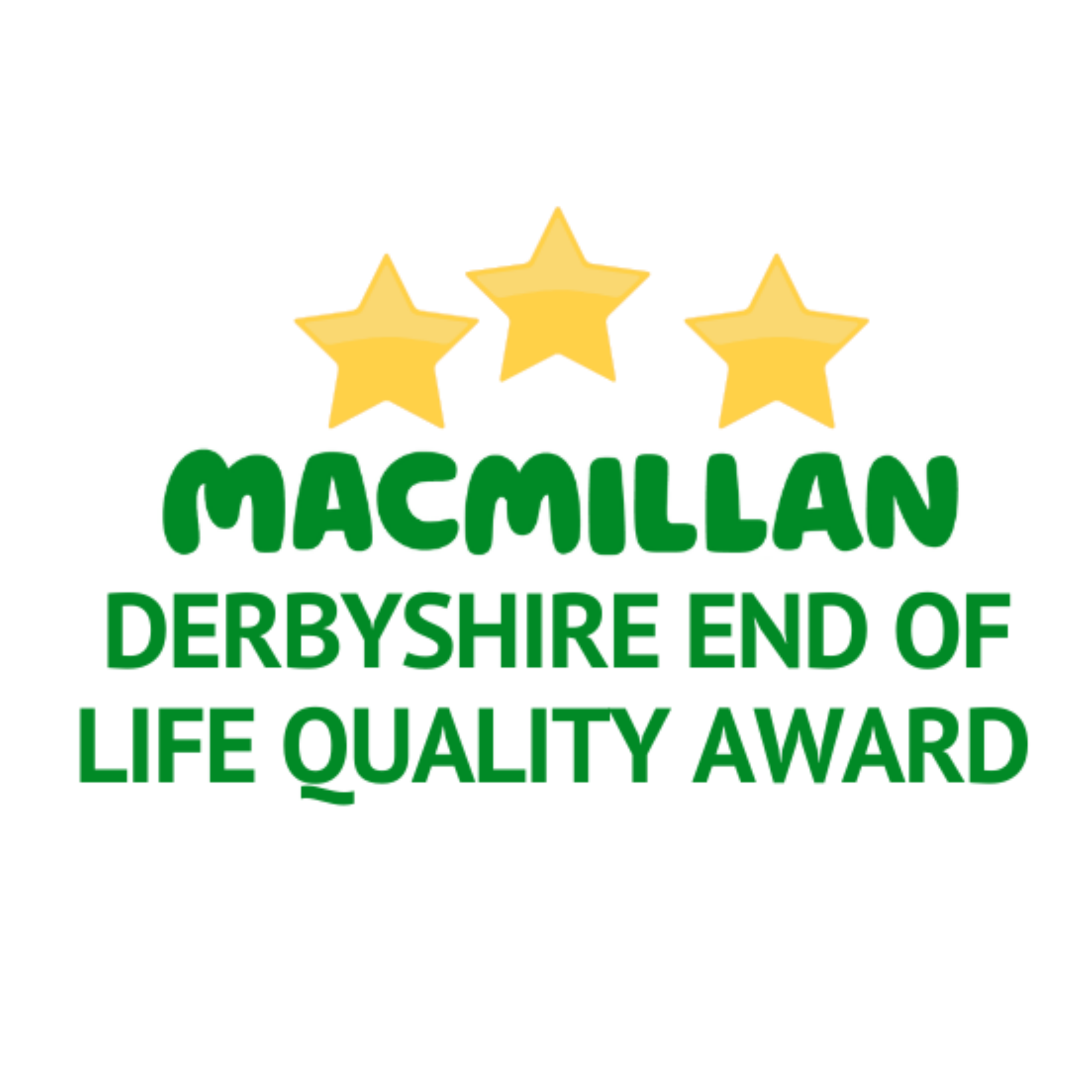 MACMILLAN - Derbyshire end of life Quality award
